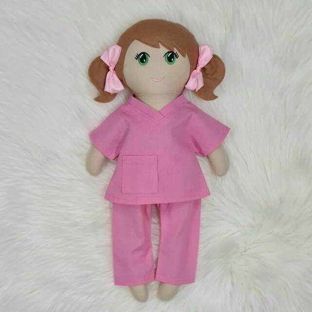 Dolls Scrubs Outfit - Pink